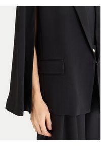 TwinSet - TWINSET Marynarka 252TT2400 Czarny Wide Fit. Kolor: czarny. Materiał: syntetyk #3