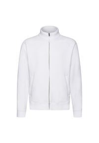 FRUIT OF THE LOOM - Kurtka Unisex Premium Plain Dla Dorosłych. Kolor: biały