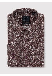 Pako Lorente - Casualowa brązowa koszula w paisley. Okazja: na co dzień. Kolor: brązowy. Materiał: bawełna. Długość rękawa: długi rękaw. Długość: długie. Wzór: paisley. Styl: casual #3