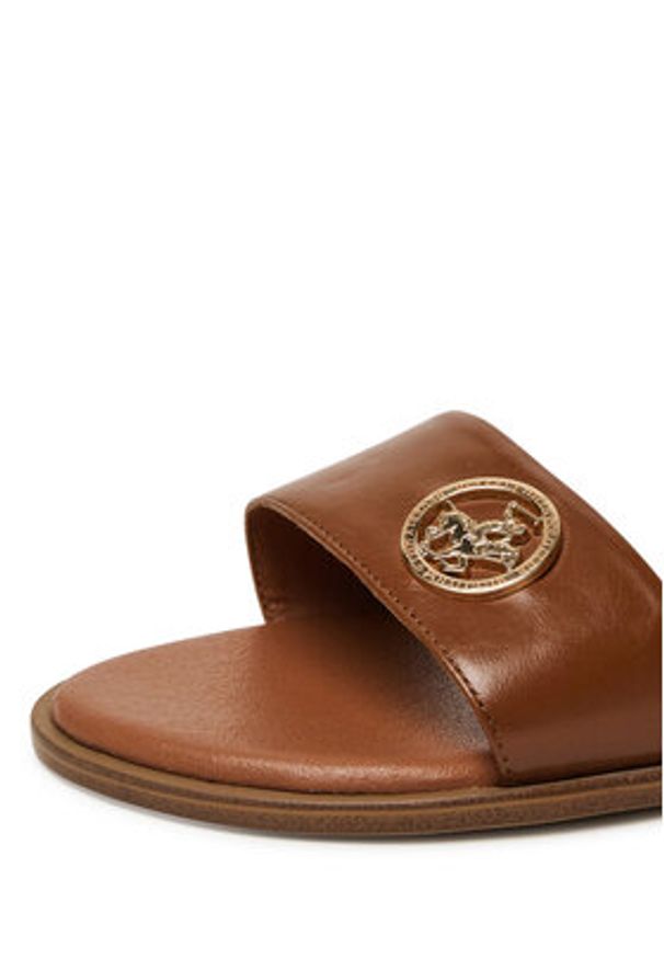 Beverly Hills Polo Club Sandały WI16-BAGA-02 Brązowy. Kolor: brązowy. Materiał: skóra