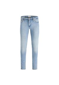 Jeans Jack & Jones Liam 770 niebieski denim. Kolor: niebieski. Materiał: denim, jeans. Sport: skateboard #1