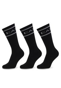 Skarpety długie EA7 Emporio Armani. Kolor: czarny #1