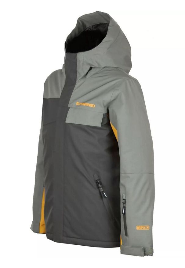 FUNDANGO - Dziecięca kurtka narciarska Fundango Milton. Kolor: zielony, żółty, pomarańczowy, wielokolorowy. Sezon: zima. Sport: narciarstwo