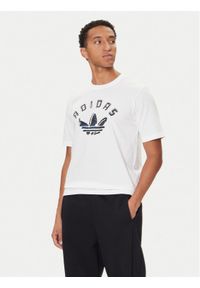 Adidas - adidas T-Shirt Graphic JX3089 Biały Regular Fit. Kolor: biały. Materiał: bawełna #1
