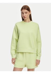 Lacoste Bluza SF0046 Zielony jasny Oversize. Kolor: zielony. Materiał: bawełna #1