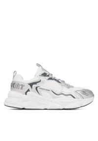 Plein Sport Sneakersy Track-King Mag FAES USC0843 STE003N Biały. Kolor: biały. Materiał: mesh, materiał