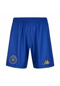 Kappa - Szorty domowe dziecięce FC Versailles 78 Kombat Ryder 2024/25. Okazja: do domu. Kolor: niebieski. Styl: młodzieżowy, sportowy