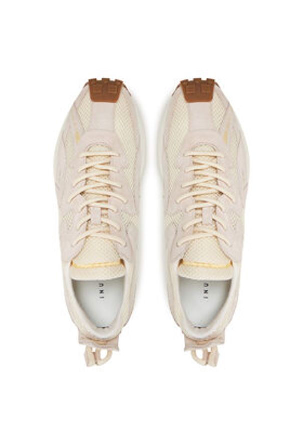 Inuikii Sneakersy Maribella Runner Beżowy. Kolor: beżowy. Materiał: mesh, materiał