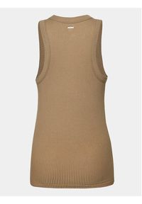 Athlecia Top Lankae W Top EA231328 Beżowy Regular Fit. Kolor: beżowy. Materiał: bawełna #3