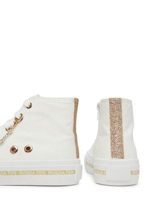Patrizia Pepe Trampki PPJ310 27 Biały. Kolor: biały. Materiał: materiał
