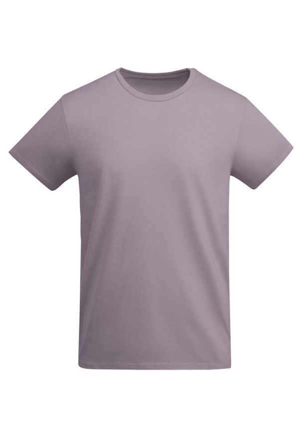 ROLY - Męska Koszulka Breda Plain T-shirt. Kolor: fioletowy. Sport: turystyka piesza
