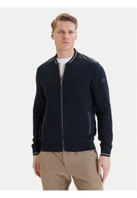 Bugatti Bluza 8750-15174E Granatowy Regular Fit. Kolor: niebieski. Materiał: bawełna #1