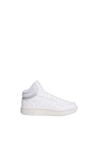 Adidas - Hoops Mid Shoes. Kolor: biały, wielokolorowy, szary. Sport: tenis