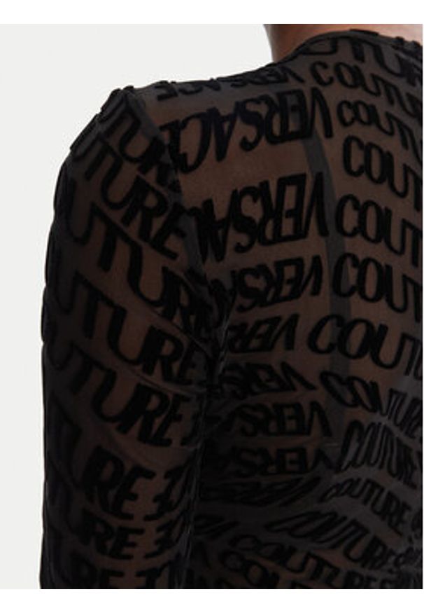 Versace Jeans Couture Body 79HAM221 JS490 Czarny Slim Fit. Kolor: czarny. Materiał: syntetyk