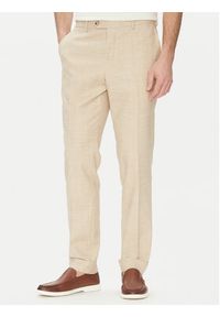 BOSS Garnitur C-Huge-2Pcs-Db-252 50540783 Écru Slim Fit. Kolor: kremowy. Materiał: wełna, bawełna #2