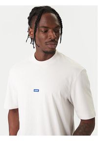 Hugo - HUGO T-Shirt Nieros 50509991 Biały Regular Fit. Kolor: biały. Materiał: bawełna #4