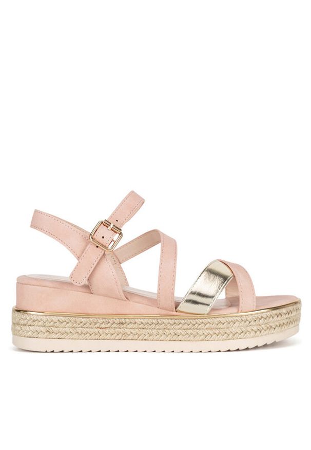 Jenny - JENNY Espadryle LB-P1092-YLD Różowy. Kolor: różowy. Materiał: syntetyk, materiał