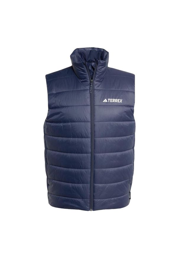 Adidas - Bezrękawnik Terrex Multi Essentials CLIMAWARM Padded. Kolor: niebieski. Długość rękawa: bez rękawów. Technologia: ClimaWarm (Adidas). Sport: turystyka piesza