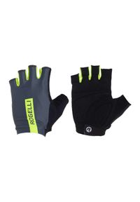 ROGELLI - Rękawiczki kolarskie męskie Rogelli PACE. Kolor: wielokolorowy, żółty, czarny, zielony, szary. Sport: kolarstwo #1