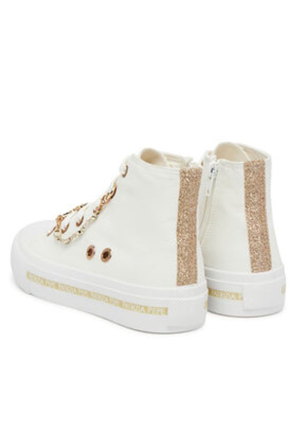 Patrizia Pepe Trampki PPJ310 27 Biały. Kolor: biały. Materiał: materiał