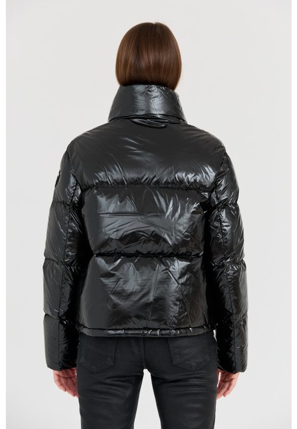 Blauer USA - BLAUER Czarna damska kurtka, Rozmiar XL. Kolor: czarny