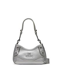 Love Moschino - LOVE MOSCHINO Torebka JC4140PP1IL1190B Srebrny. Kolor: srebrny. Materiał: skórzane