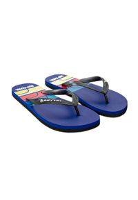 Japonki plażowe męskie Rip Curl Surf Revival Logo Open Toe 107. Okazja: na plażę. Nosek buta: otwarty. Kolor: niebieski