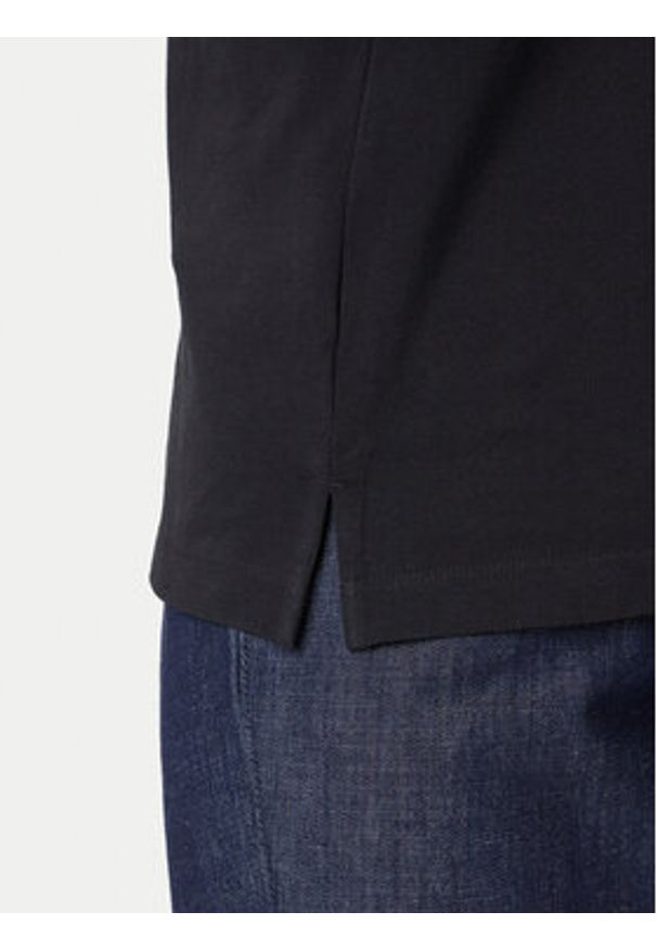 Marc O'Polo Denim Polo 5000007204 Czarny Regular Fit. Typ kołnierza: polo. Kolor: czarny. Materiał: bawełna