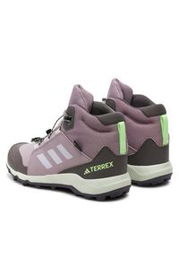 Adidas - adidas Trekkingi Terrex Mid GORE-TEX Hiking ID3328 Fioletowy. Kolor: fioletowy. Materiał: materiał. Technologia: Gore-Tex. Model: Adidas Terrex. Sport: turystyka piesza #3