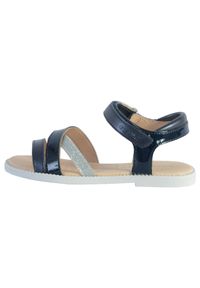 Geox - Sandały GEOX J SANDAL KARLY GIRL Niebieski. Kolor: niebieski. Materiał: syntetyk, skóra. Sezon: lato