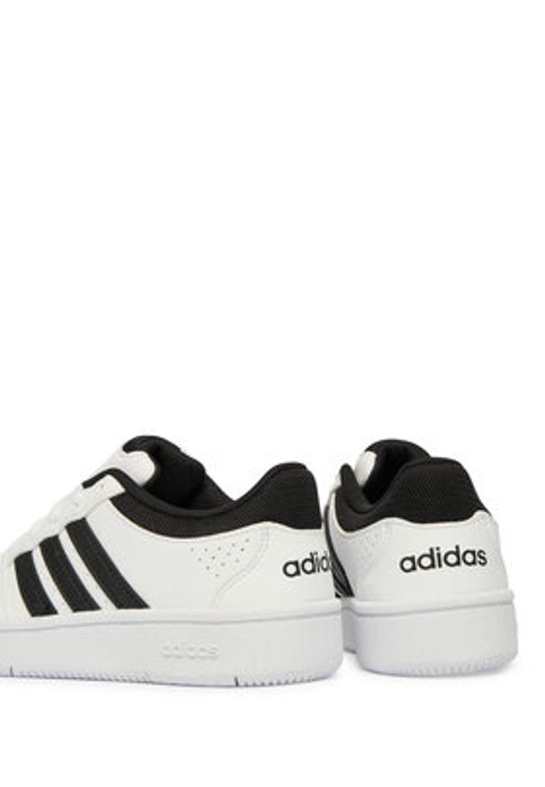 Adidas - adidas Sneakersy Hoops Classic J KI1073 Biały. Kolor: biały. Materiał: skóra