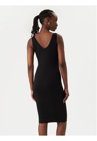 Versace Jeans Sukienka codzienna 80HAOE02 Czarny Slim Fit. Okazja: na co dzień. Kolor: czarny. Materiał: bawełna. Typ sukienki: proste. Styl: casual #3