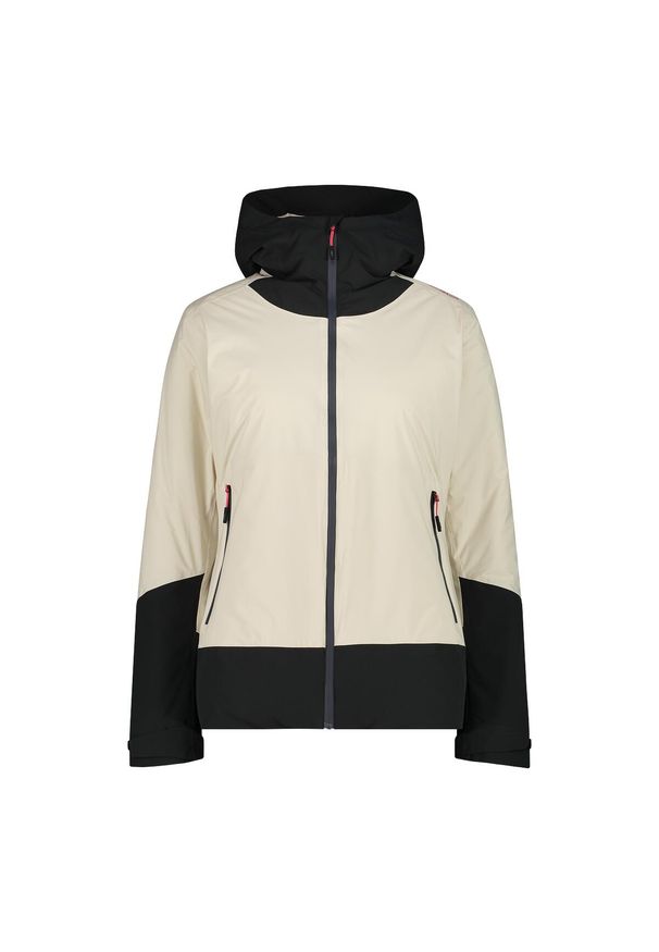 Kurtka damska turystyczna CMP 34Z2496. Kolor: beżowy. Sport: turystyka piesza