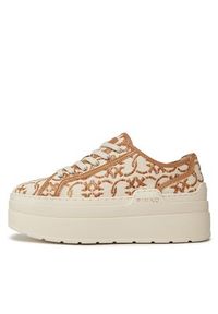 Pinko Sneakersy Greta 04 SS0013 T006 Beżowy. Kolor: beżowy. Materiał: materiał