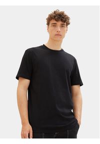 Tom Tailor Denim Komplet 2 t-shirtów 1038633 Czarny Regular Fit. Kolor: czarny. Materiał: denim, bawełna