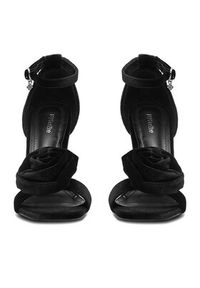 DeeZee Sandały LB5478-96 Czarny. Kolor: czarny. Materiał: materiał #3