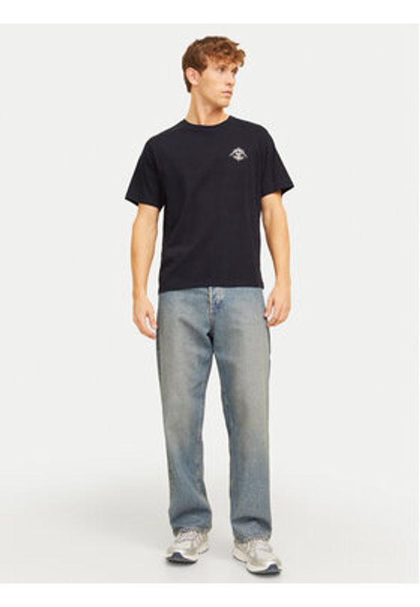 Jack & Jones T-Shirt Jackie 12271366 Czarny Relaxed Fit. Kolor: czarny. Materiał: bawełna
