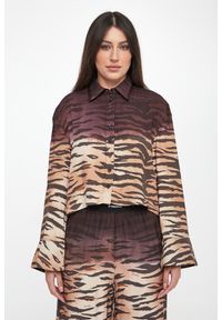 Pinko - Koszula damska ze zwierzęcym wzorem Cordelia PINKO. Wzór: motyw zwierzęcy #4