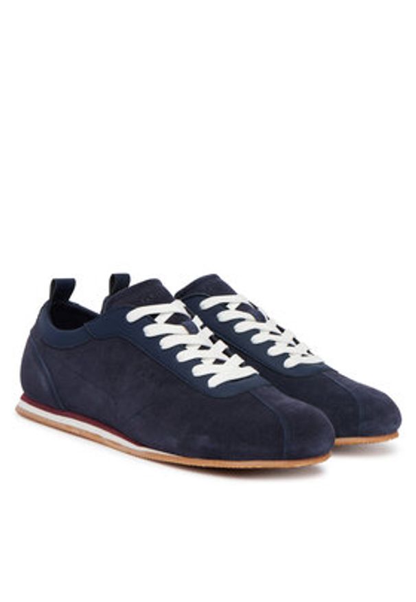 Guess Sneakersy FMJORI SUE12 Granatowy. Kolor: niebieski. Materiał: skóra, zamsz