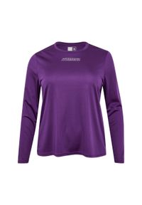 Kostium kąpielowy damski Hummel Curvy Plus. Kolor: fioletowy. Długość rękawa: długi rękaw. Długość: długie. Sport: piłka nożna #1