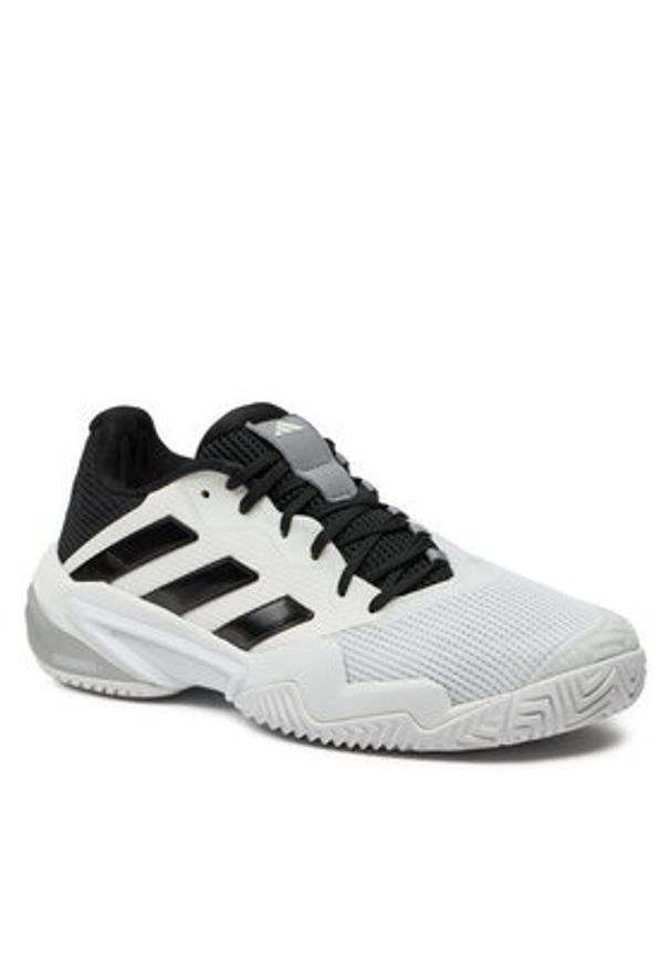Adidas - adidas Buty do tenisa Barricade 13 Tennis IF0465 Biały. Kolor: biały. Materiał: mesh, materiał. Sport: tenis