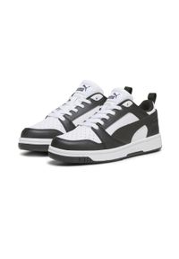 Buty do chodzenia damskie Puma 01 Rebound V6 Low Jr. Kolor: biały, wielokolorowy, czarny. Materiał: materiał, syntetyk. Sport: turystyka piesza