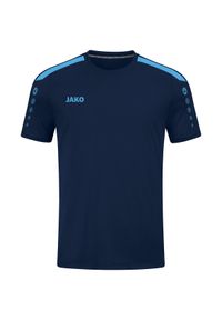 Jersey Jako Power. Kolor: niebieski. Materiał: jersey. Sport: fitness, piłka nożna #1