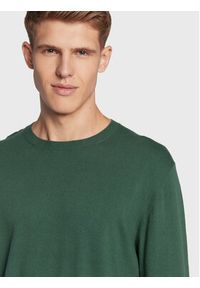 United Colors of Benetton - United Colors Of Benetton Sweter 10CVU1N60 Zielony Regular Fit. Kolor: zielony. Materiał: bawełna #4
