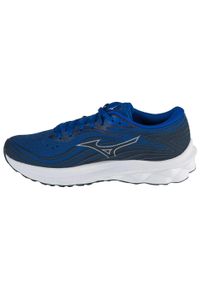 Buty do biegania męskie Mizuno Wave Skyrise 5. Zapięcie: sznurówki. Kolor: niebieski. Materiał: syntetyk, materiał. Szerokość cholewki: normalna. Model: Mizuno Wave