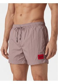 Hugo - HUGO Szorty kąpielowe Dominica 50493450 Różowy Regular Fit. Kolor: różowy. Materiał: syntetyk #1