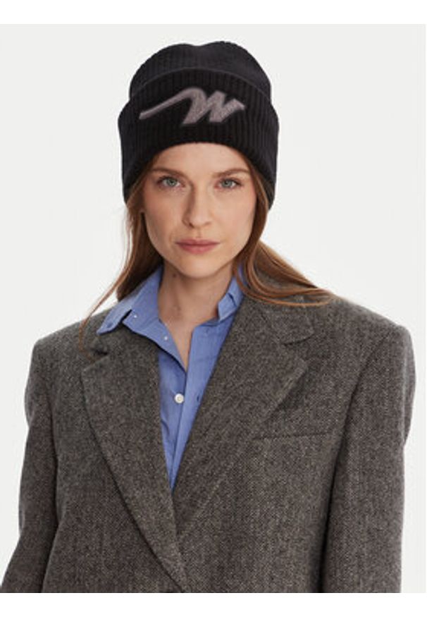 Weekend Max Mara Czapka Alben 2525576025 Czarny. Kolor: czarny. Materiał: wełna