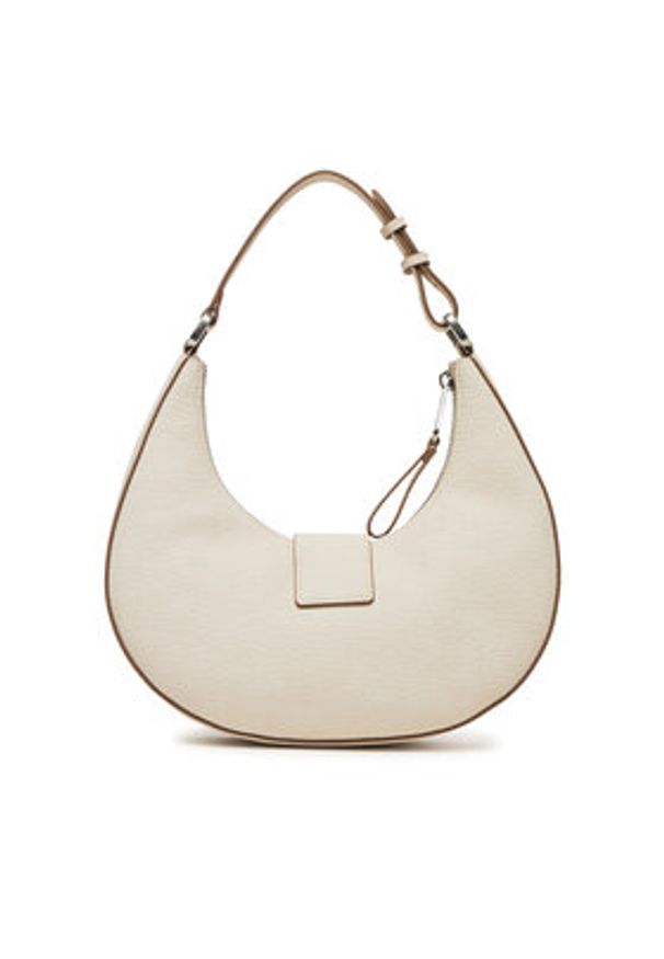 Tommy Jeans Torebka Tjw Crush Shoulder Bag AW0AW17539 Beżowy. Kolor: beżowy. Materiał: skórzane