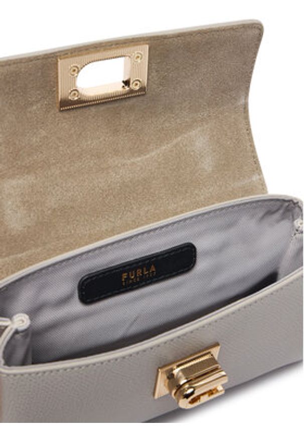 Furla Torebka 1927 Mini WE00423 ARE000 CN 4897S Szary. Kolor: szary. Materiał: skórzane