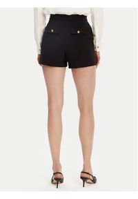 Elisabetta Franchi Szorty materiałowe SH-007-51E2-V240 Czarny Regular Fit. Kolor: czarny. Materiał: syntetyk #3